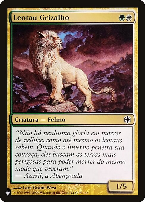 Leotau Grizalho (Grizzled Leotau) - The List
