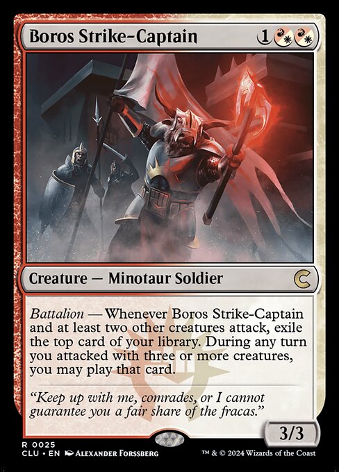 Boros Strike-Captain - Ravnica: Clue Edition