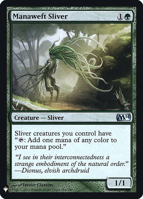 Manaweft Sliver - The List - Promo Foil