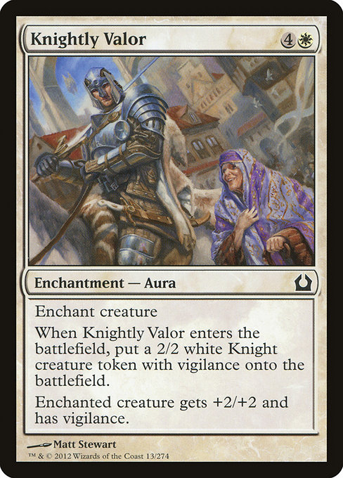 Knightly Valor - Return to Ravnica