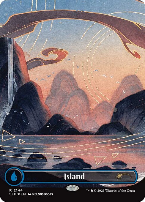 Island - Secret Lair Drop - Borderless