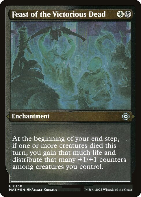 Feast of the Victorious Dead - March of the Machine: The Aftermath - Etched Foil