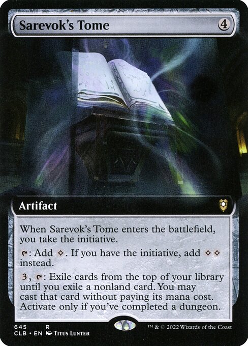 Sarevok's Tome - Commander Legends: Battle for Baldur's Gate