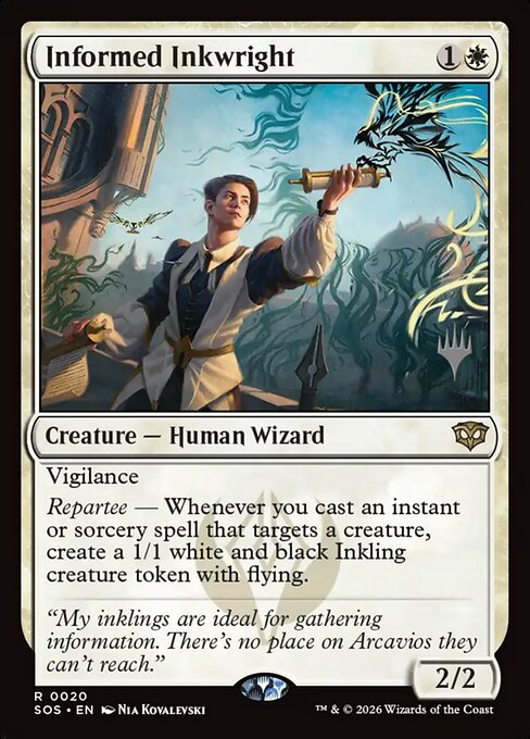 Informed Inkwright - Secrets of Strixhaven Promos