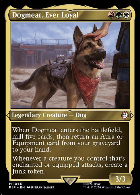 Dogmeat, Ever Loyal - Fallout - Etched Foil