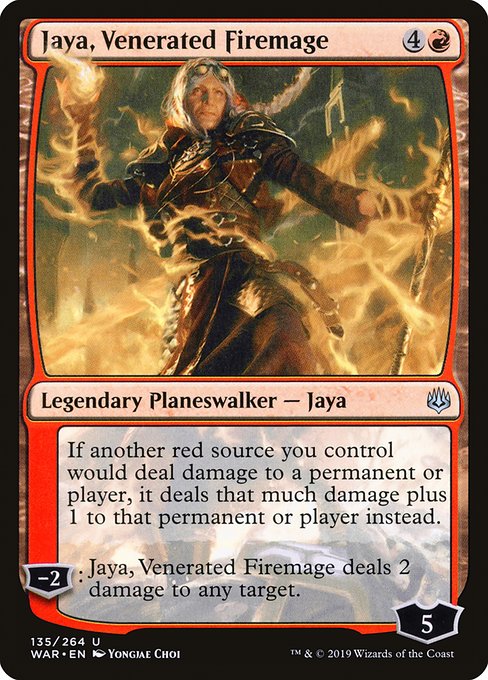 Jaya, Venerated Firemage - War of the Spark