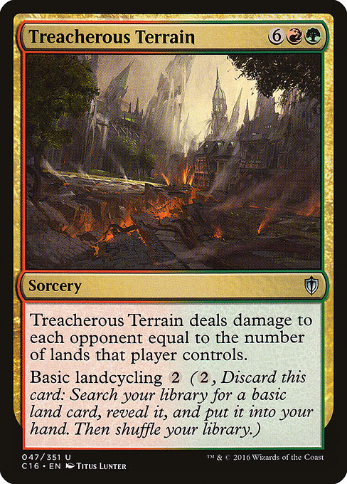 Treacherous Terrain - Commander 2016