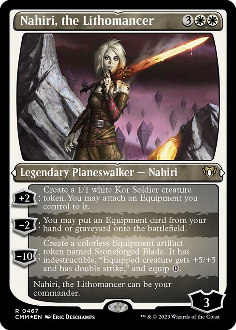 Nahiri, the Lithomancer - Commander Masters - Etched Foil