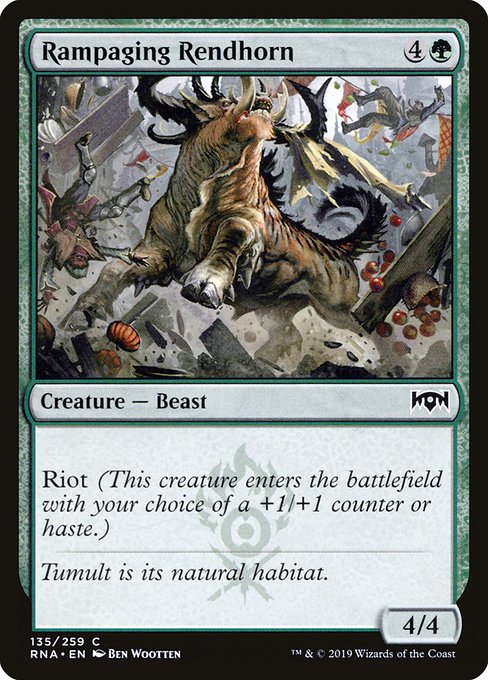 Rampaging Rendhorn - Ravnica Allegiance