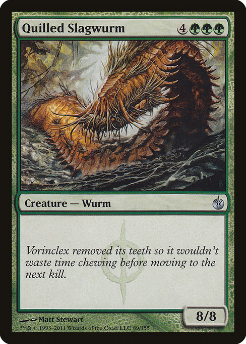 Quilled Slagwurm - Mirrodin Besieged