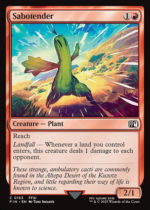 Sabotender - Final Fantasy