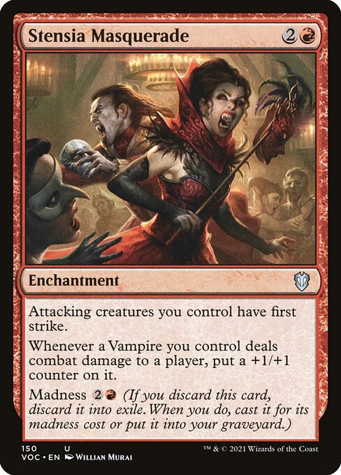 Stensia Masquerade - Crimson Vow Commander