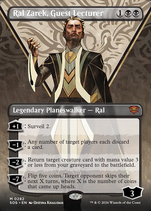 Ral Zarek, Guest Lecturer - Secrets of Strixhaven - Borderless