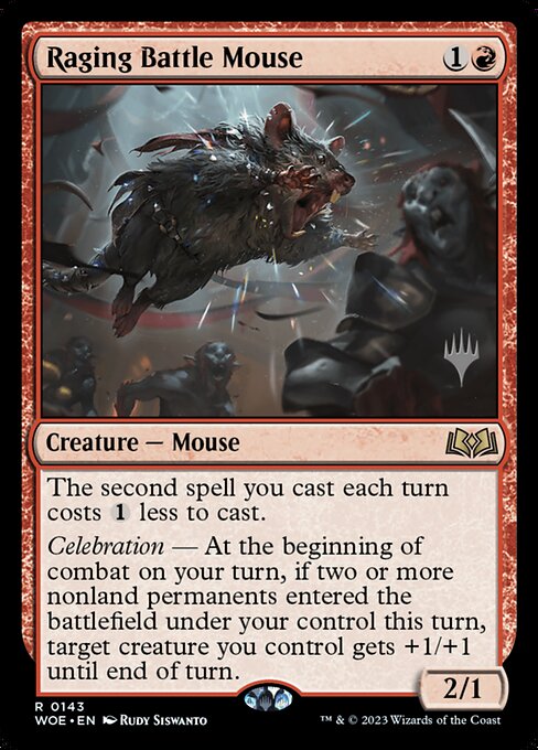 Raging Battle Mouse - Wilds of Eldraine Promos