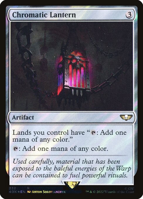 Chromatic Lantern - Warhammer 40,000 Commander - Surge Foil