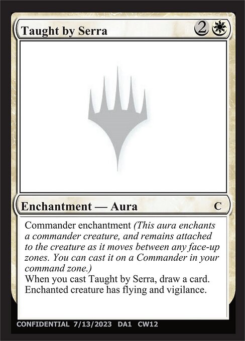 Taught by Serra - Unknown Event