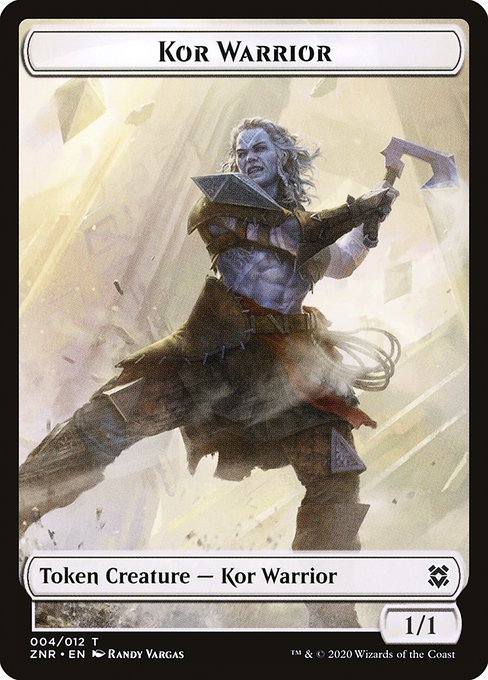 Kor Warrior - Zendikar Rising Tokens