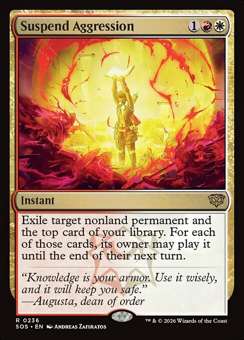 Suspend Aggression - Secrets of Strixhaven