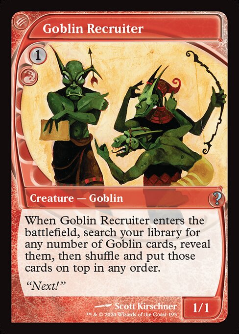 Goblin Recruiter - Mystery Booster 2