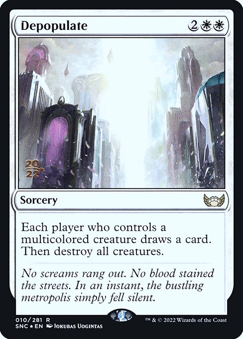 Depopulate - Streets of New Capenna Promos