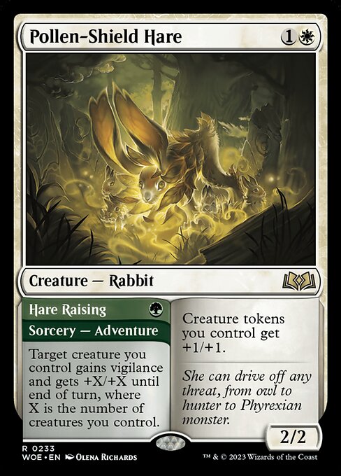 Pollen-Shield Hare // Hare Raising - Wilds of Eldraine