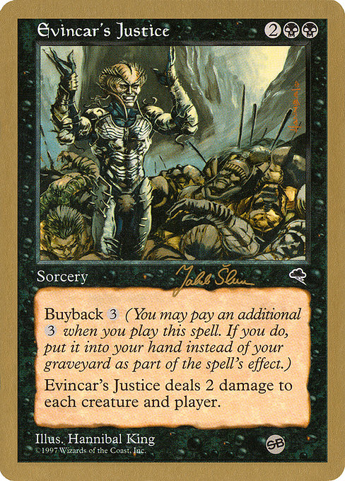 Evincar's Justice - World Championship Decks 1999