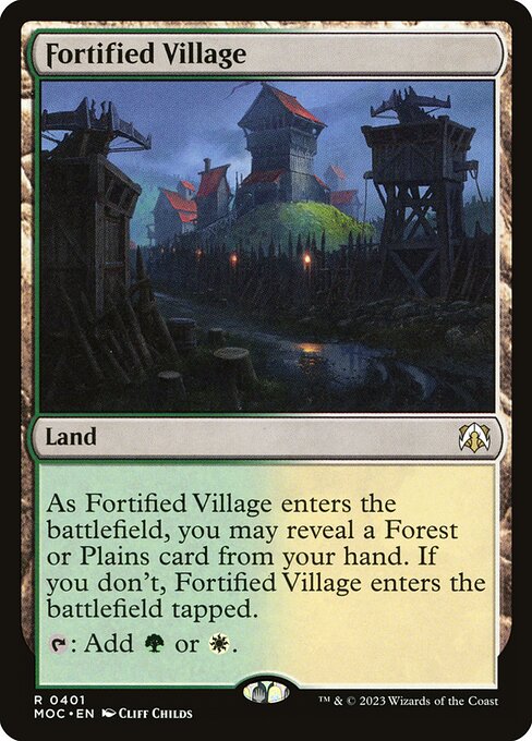 Fortified Village - March of the Machine Commander