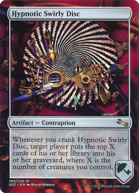 Hypnotic Swirly Disc - Unstable - Borderless