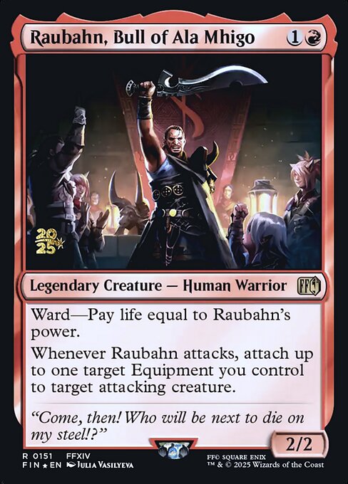 Raubahn, Bull of Ala Mhigo - Final Fantasy Promos