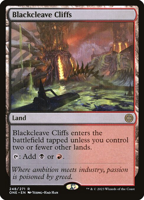 Blackcleave Cliffs - Phyrexia: All Will Be One