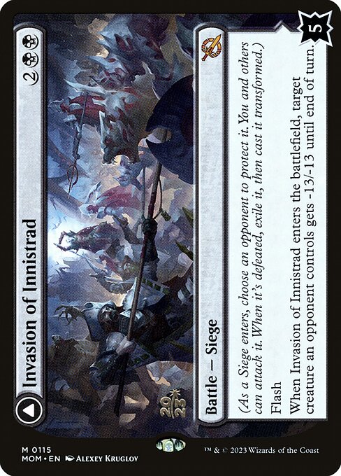 Invasion of Innistrad // Deluge of the Dead - March of the Machine Promos - Promo Foil