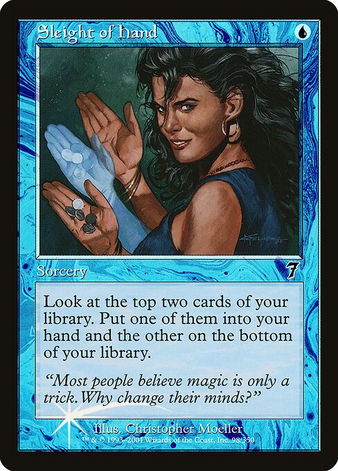 Sleight of Hand - Seventh Edition - Promo Foil