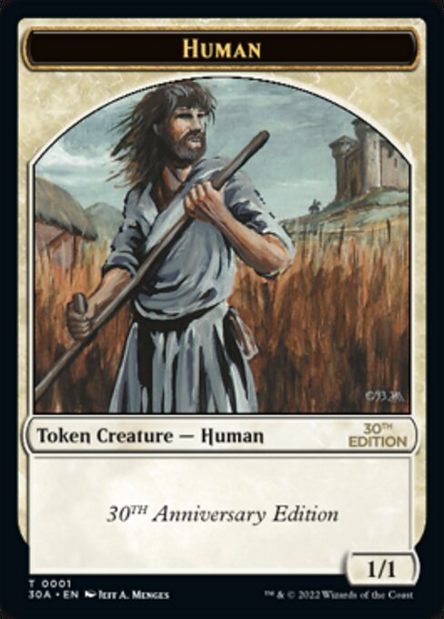 Human - 30th Anniversary Edition Tokens