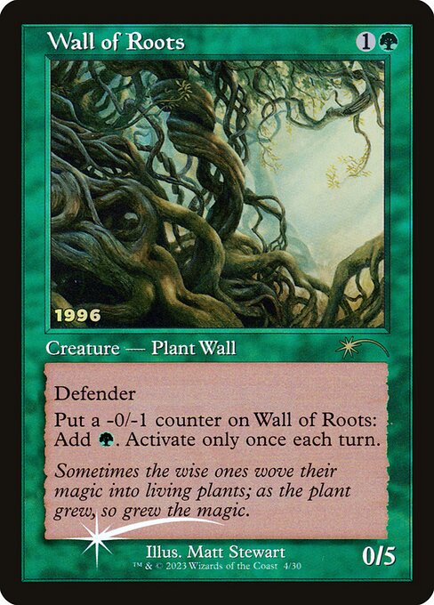 Wall of Roots - 30th Anniversary Play Promos - Promo Foil