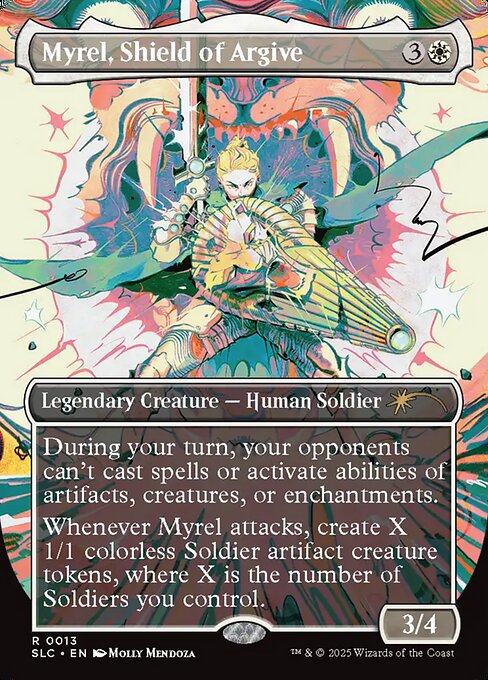 Myrel, Shield of Argive - Secret Lair Countdown - Borderless