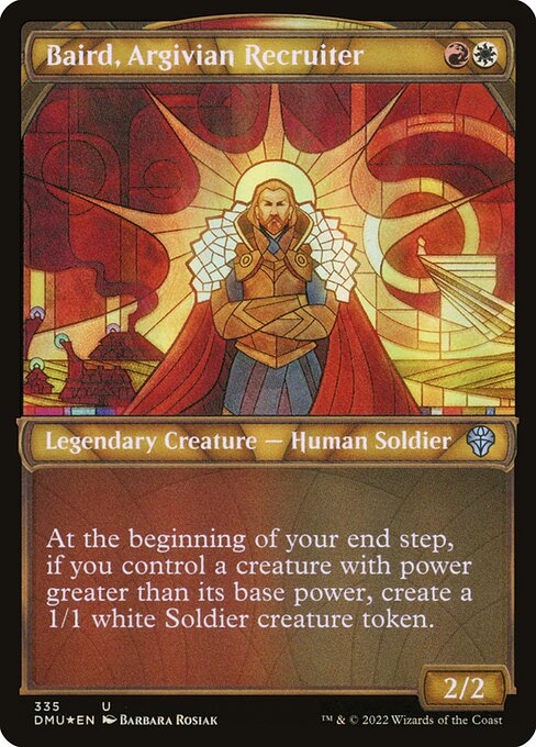 Baird, Argivian Recruiter - Dominaria United - Textured Foil