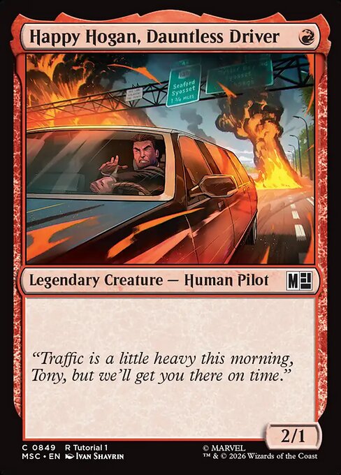 Happy Hogan, Dauntless Driver - Marvel Super Heroes Commander