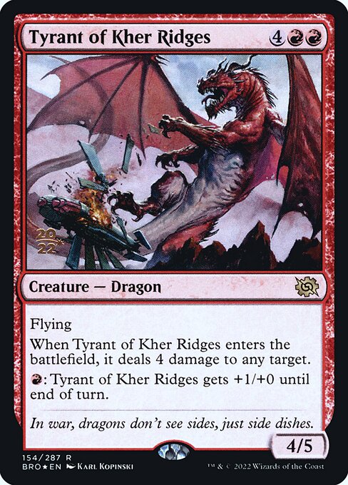 Tyrant of Kher Ridges - The Brothers' War Promos