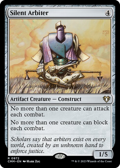 Silent Arbiter - Commander Masters