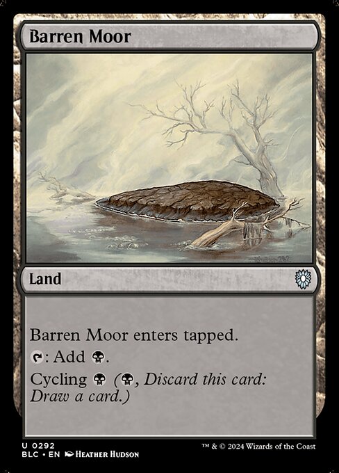 Barren Moor - Bloomburrow Commander