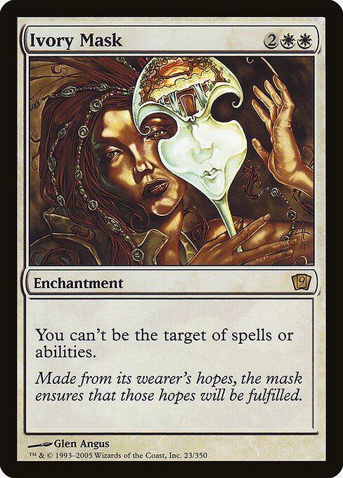 Ivory Mask - Ninth Edition - Promo Foil