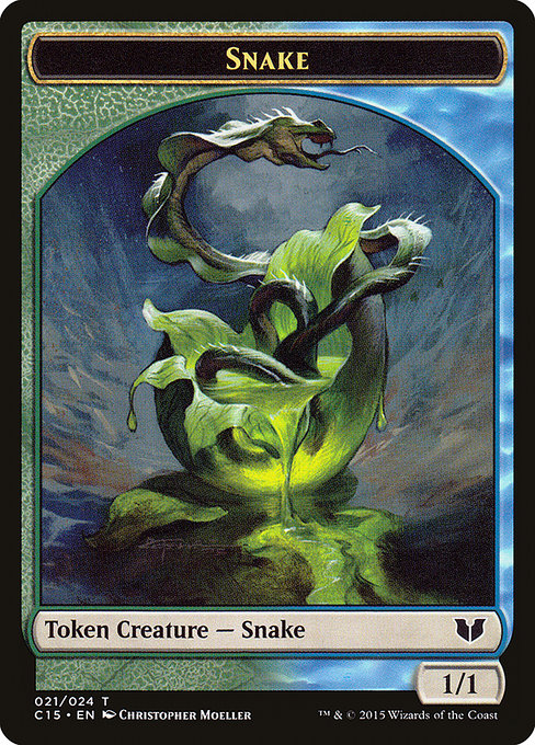 Snake - Commander 2015 Tokens