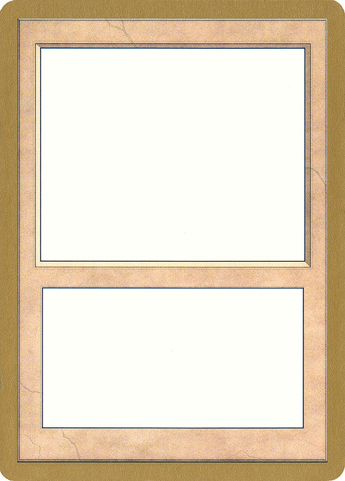 Blank Card - World Championship Decks 1999