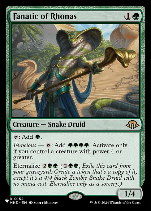 Fanatic of Rhonas - The List