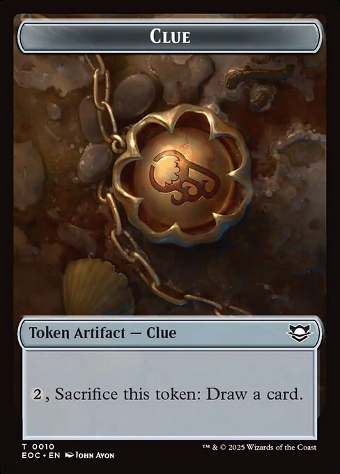 Clue - Edge of Eternities Commander Tokens