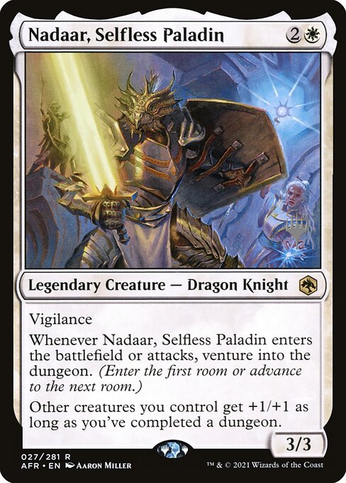 Nadaar, Selfless Paladin - Adventures in the Forgotten Realms Promos