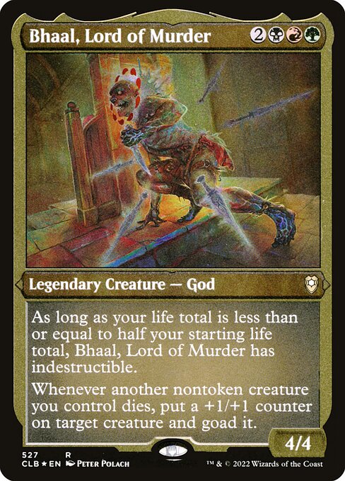 Bhaal, Lord of Murder - Commander Legends: Battle for Baldur's Gate - Etched Foil