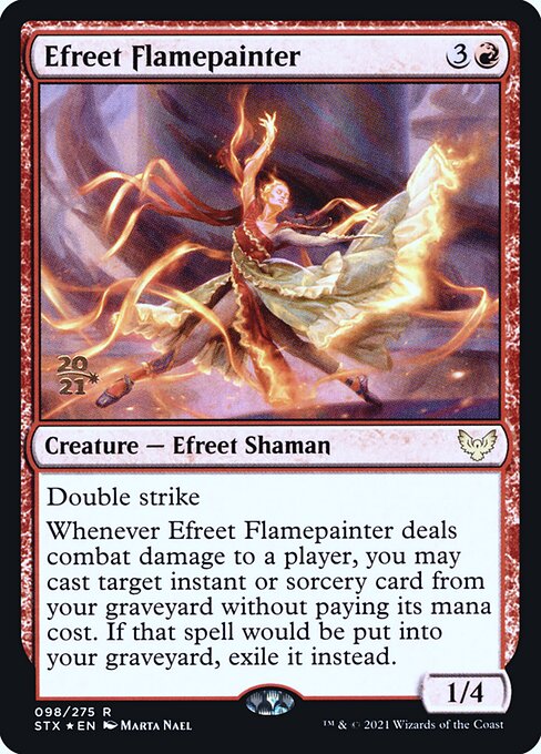 Efreet Flamepainter - Strixhaven: School of Mages Promos