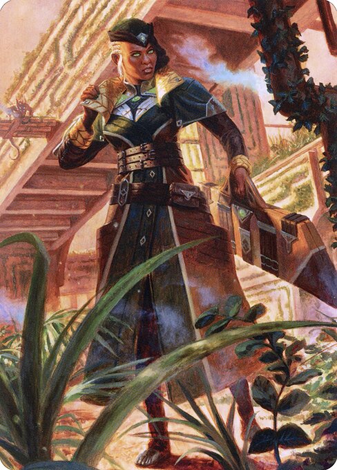 Vivien on the Hunt - New Capenna Art Series - Borderless