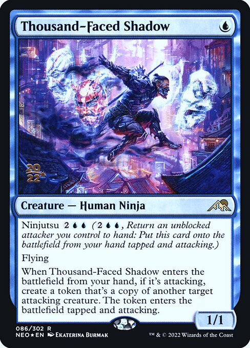 Thousand-Faced Shadow - Kamigawa: Neon Dynasty Promos - Promo Foil